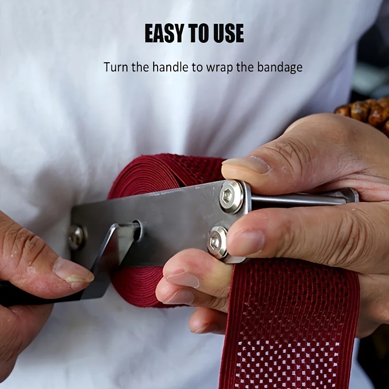 Portable Iron Boxing Hand Wrap Roller, Manual Sports Bandage Winder, Hand Wrap Roller Tool For Boxing Boxing Bandage Winder