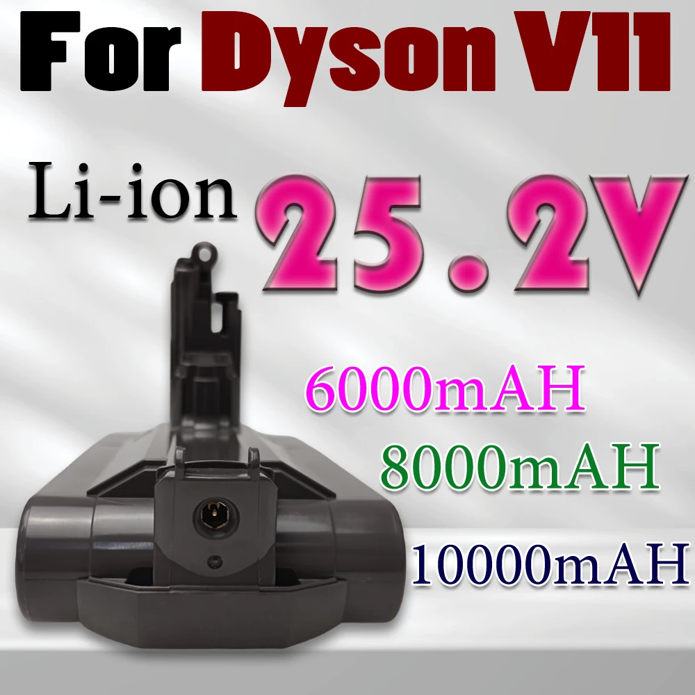 

Литиевая аккумуляторная батарея 25,2 в 6000 мАч для пылесосов Dyson V11 Outsize V11 Absolute Extra SV15 SV16