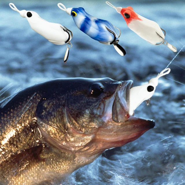 Fishing Lures Soft Silicone Thunder Frog Bait For Bass Pike Jig