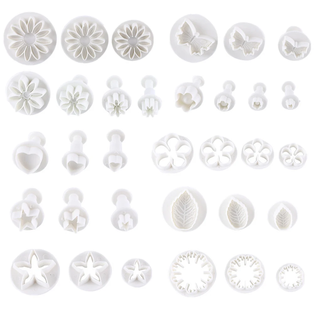 Polymer Clay Tools Pottery Sculpting Tools Clay Sculpting Tools Pottery Tools Clay Craft Tool 33 Piece Ceramic Tool Set Handmade DIY Mini Daisy Butterfly Plastic Embossing Mold Spring Pressing Clay Soft Clay Printing Tool