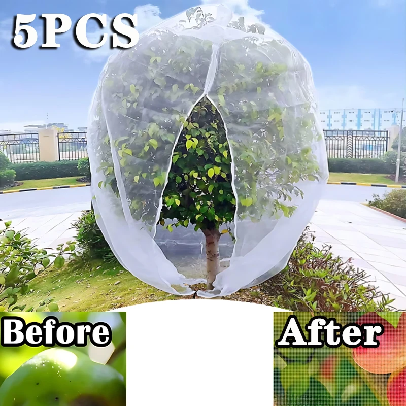 Plant Netting Plant Insect Netting Fruit Protection Bags Fruit Protection Bag Plant Protection Bag Plant Protection Bag Cover Netting Mesh For Fruit Vegetable Tree Barrier Strawberry Grapes Pest Control Anti-Bird Garden Tools