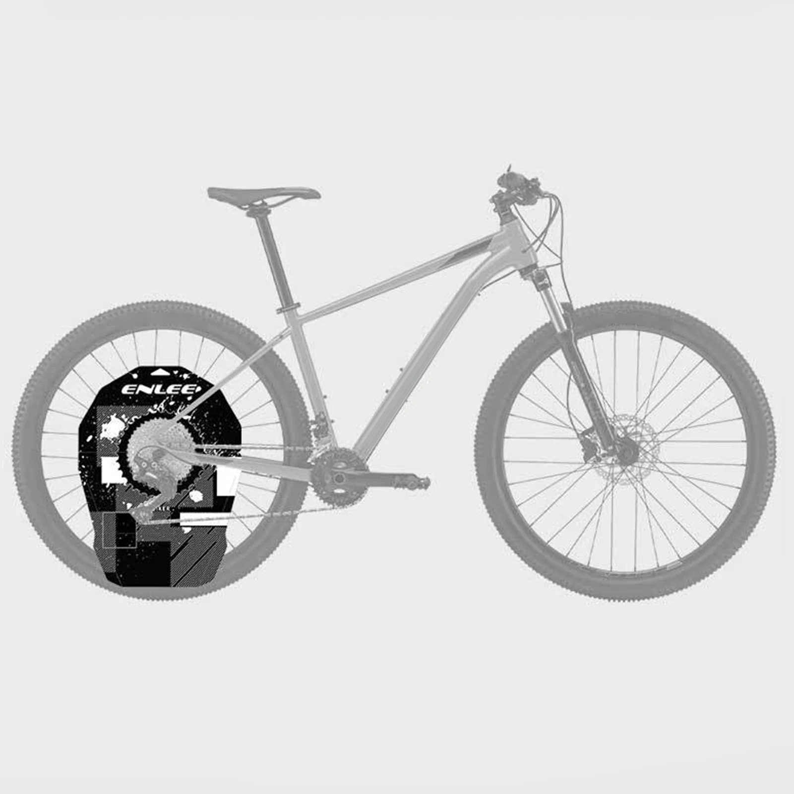 Fahrradwaschabdeckung, Scheibenbremsschutz, ölbeständige Platine für Fahrradwartungs- und Reinigungswerkzeug, verhindert Lärm und Entfettung – Detail 3