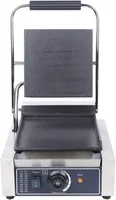 Electric Griddle, 110V 1800W Sandwich Single Panini Press Grill Maker Toaster, Smooth Flat Surface Sandwich Maker With Cleaning 1