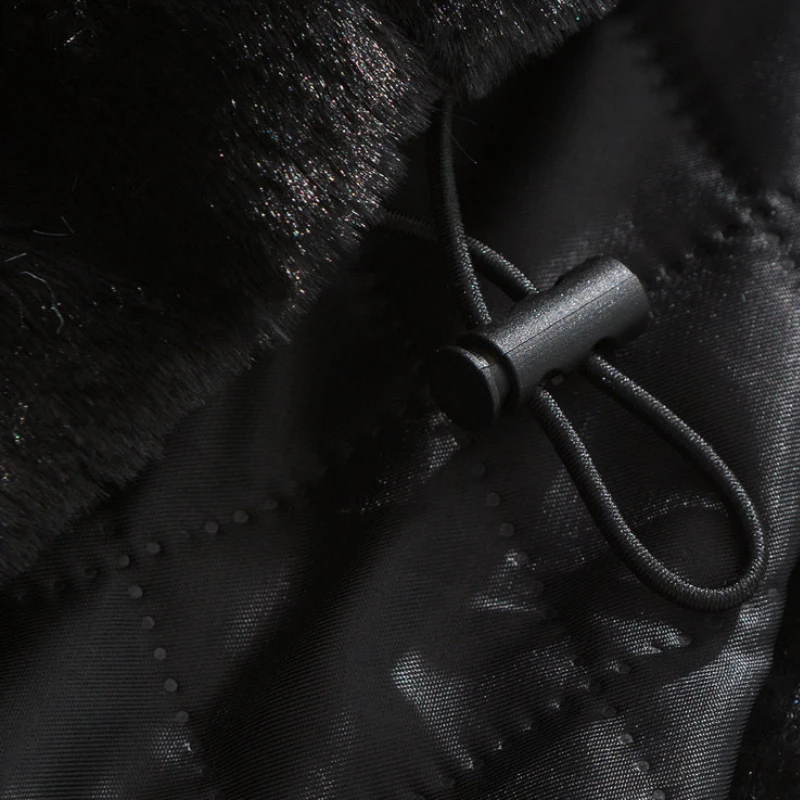 Hip Hop Faux Fur Fleece Jacket Mens Embroidery Letter Streetwear Winter Thick Warm Loose Cotton Coat Harajuku Casual Outerwear