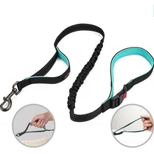

Dog Leash Hands Free Dog Leashes Reflective Leash for Dogs Walking Double-handle Elastic Explosion-proof Dogs Leash Pet Products