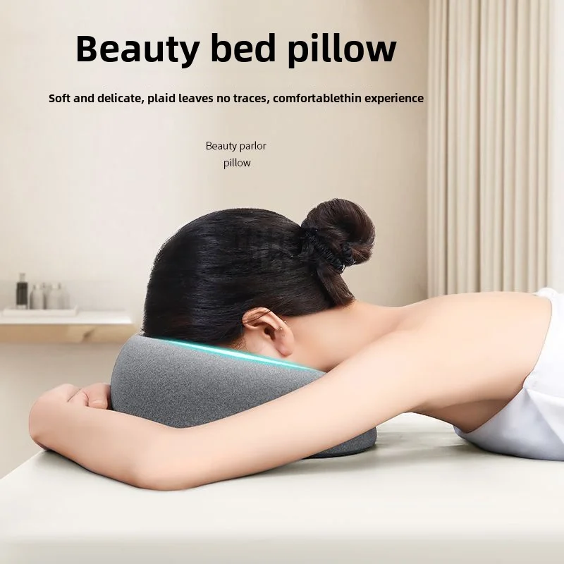 Body Massage Face Rest Pillow for Beauty Salon Ergonomics Lying Down Pillow Memory Foam Breathable Head Rest Support Pillow 1