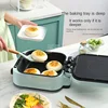 Home Steak Pancake Pizza Oven Deepen Crepe Maker Electric Baking Pan Double-sided Heating BBQ Grill  Pancake Maker Multi Cooker 3