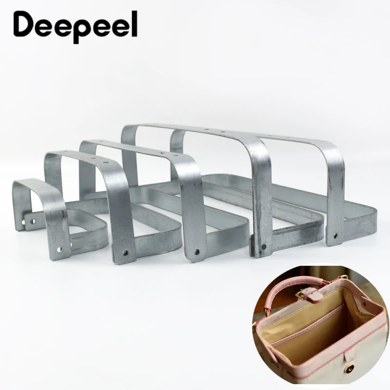 1Set 12-30cm Metall Geldbörse Rahmen Handtasche Interne Arzt Innentasche Nähen Klammern Taschen Griff DIY Leder handwerk Zubehör