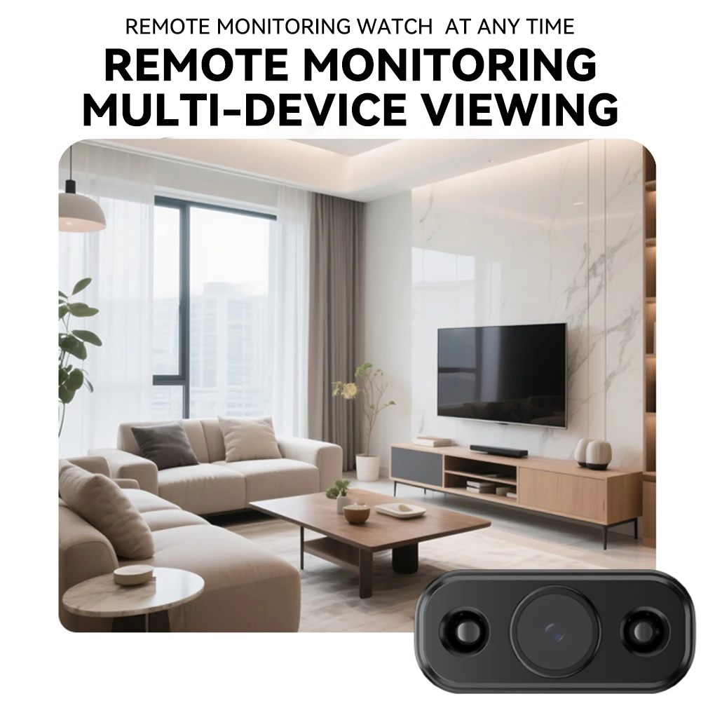 New Mini Indoor 5MP WIFI Security Camera Human Tracking IP Remote Monitoring for Pet/Baby Cam Built-in Battery IR Night Vision 3