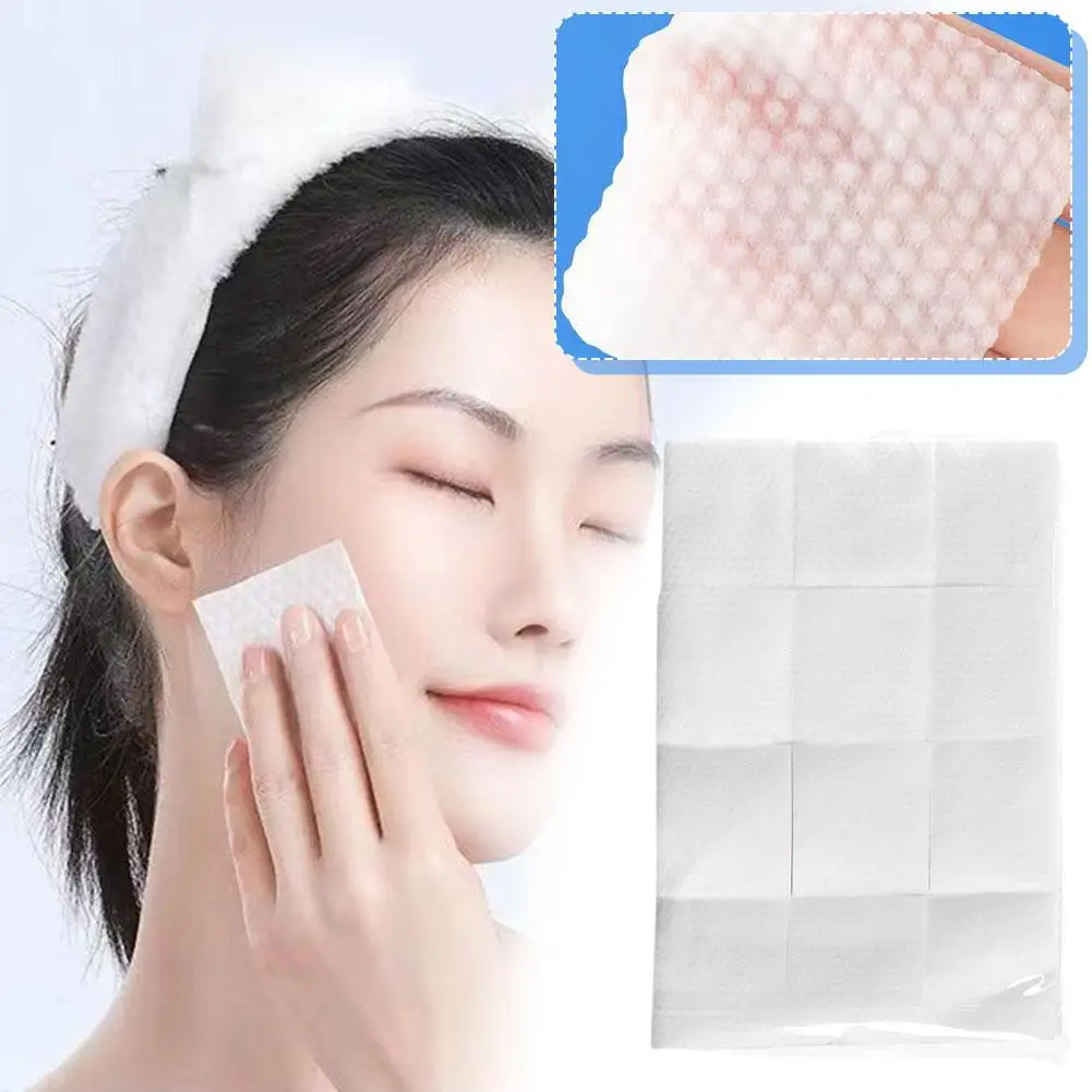 450/500/600PCS Pearl Pattern Makeup Remover Cotton Wet Non-woven Pads Dry Face Cleaning Use Fabric Cloth D0E7 Makeup Remover Pads