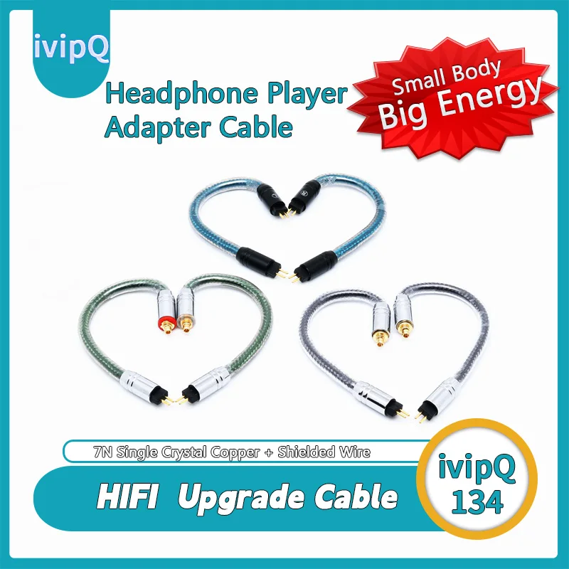 

IvipQ HiFi наушники 2PIN к MMCX IE90 разъем используется для TRN VX BA8 v90 V80 v90s MT1 TA1 VX PRO TRN BT20XS BT30 BT20S PRO кабель.