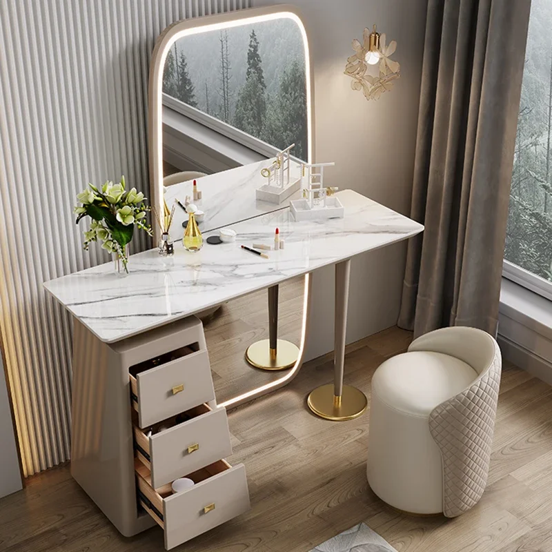 Charm Classic Dressing Table Multifunctional Woman Drawer Dressing Table Nordic Makeup Fashion Schminktisch Home Furniture items makeup dressing table box container drawer nordic organizer woman coiffeuse dressers