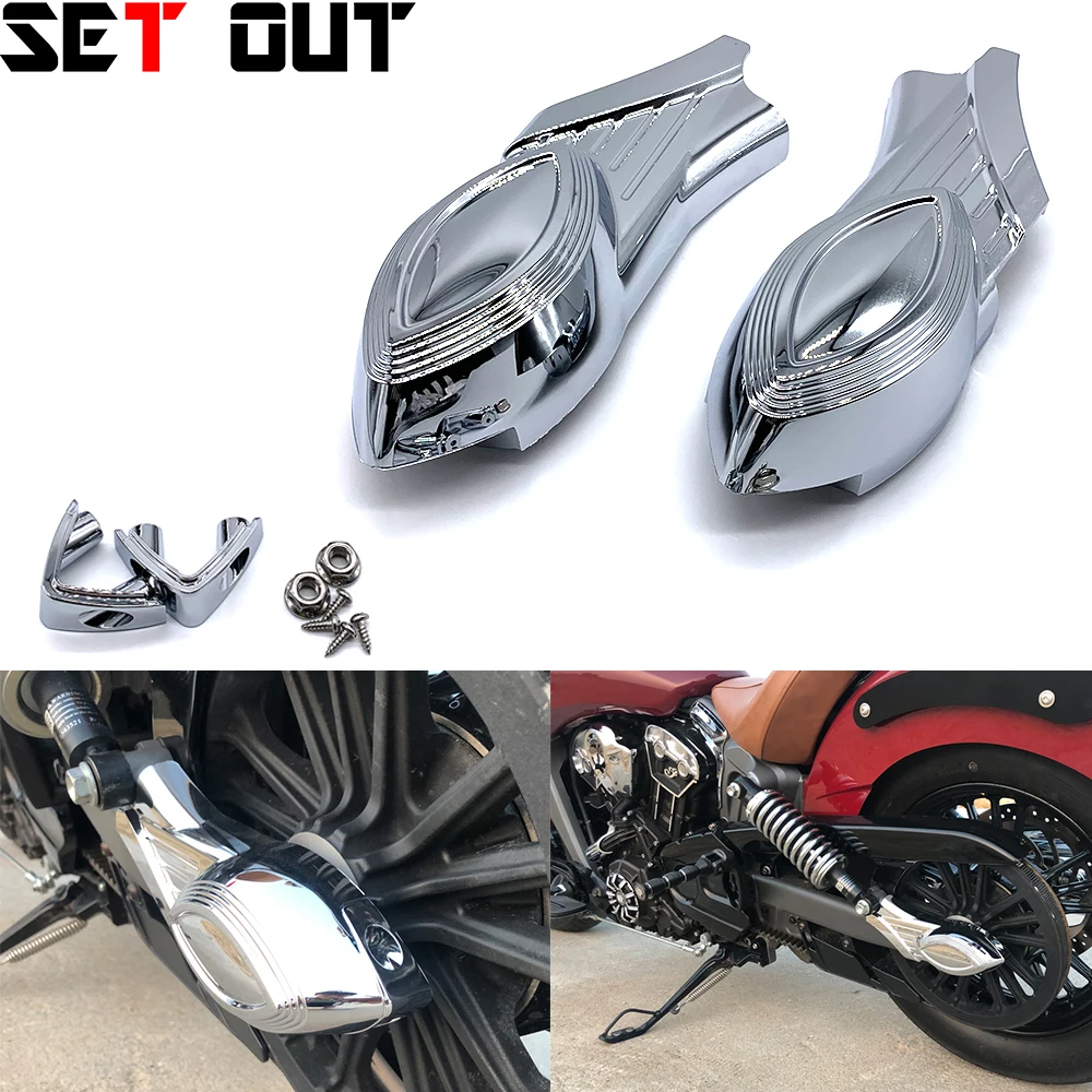 

For Indian Boy Scouts motorcycle accessories decoration 19 modification chrome-plated rear rocker cover axle bolt cover