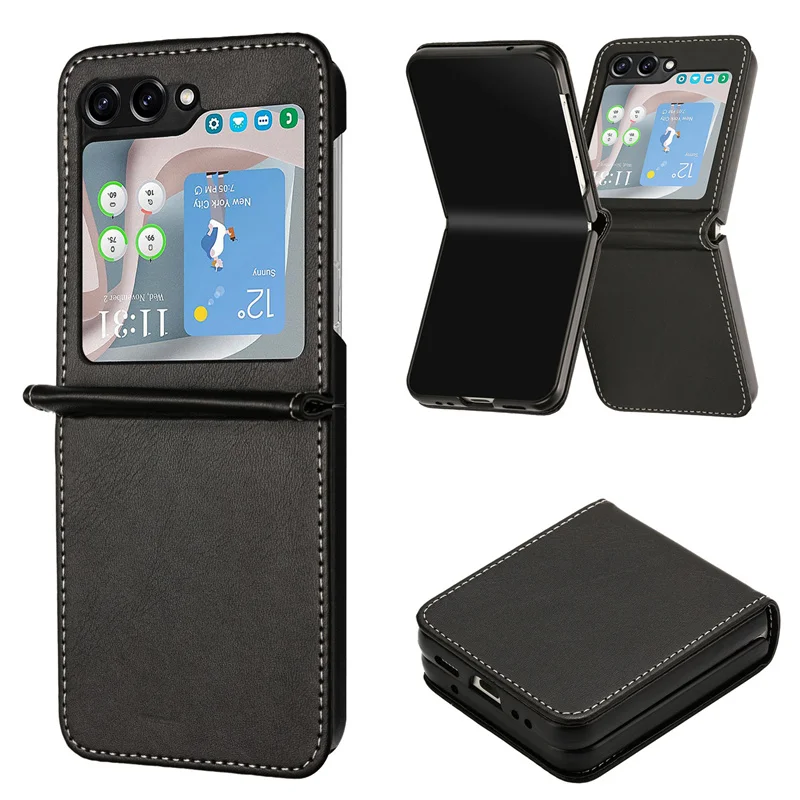 Leather Wallet Flip Magnetic Phone Case with Card Holder and Stand