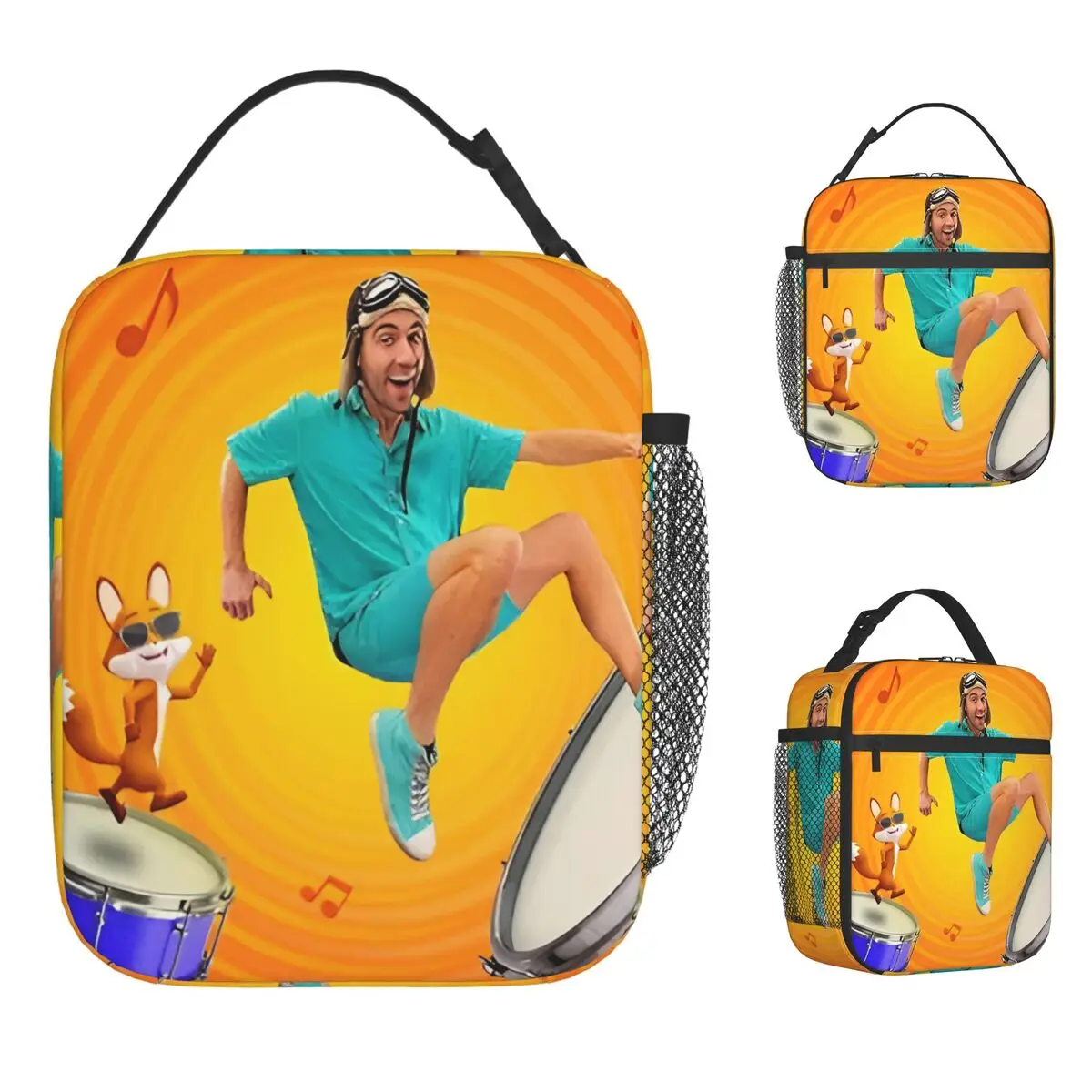 대니 고 런치백 캐주얼 런치박스 여행용 편리한 보온 런치백 어린이용 옥스포드..