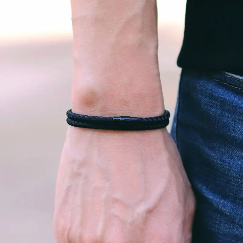 Double Layer Outdoor Survival Camping Bracelet for Men