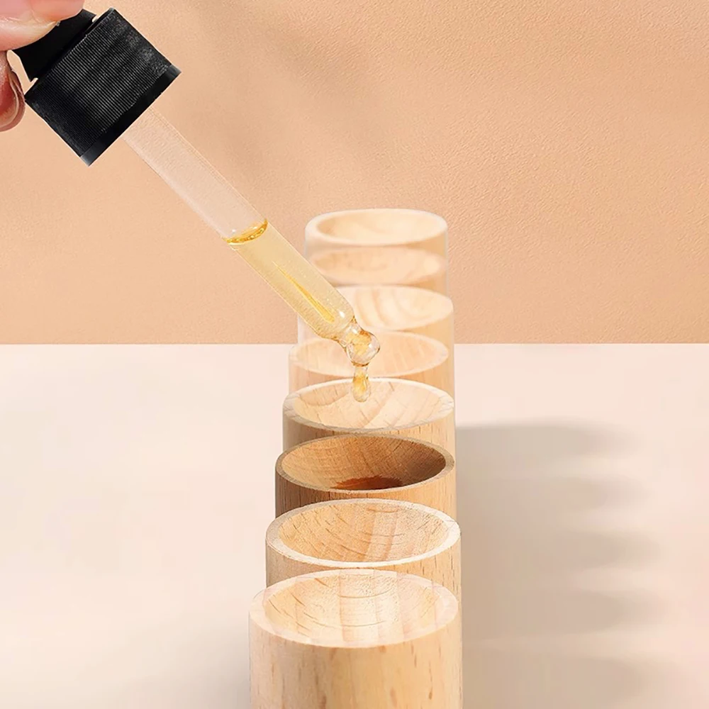 5pcs/10pcs Wooden Essential Oil Diffuser Portable Aromatherapy Car Diffuser Home Indoor Round Cylinder Fragrance Spreader wood scent diffuser,aroma diffuser sticks