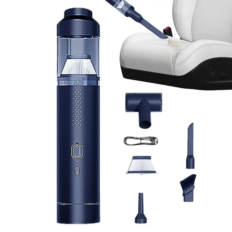 

Car Wireless Vacuum Cleaner Travel Friendly Efficiency Portable Cordless Car USB Rechargeable Dust Management Dual Purpose
