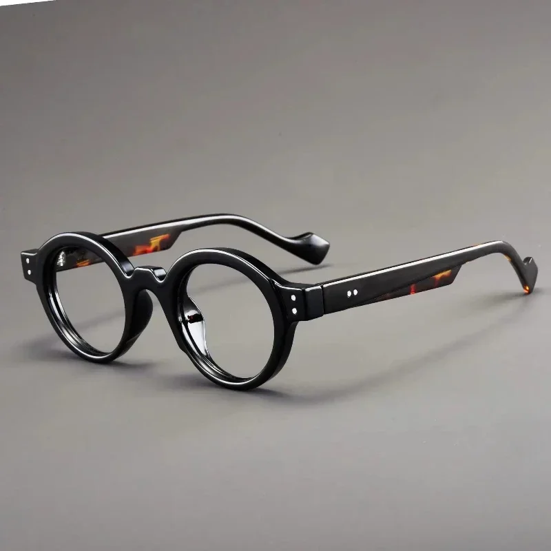 Unisex Retro Round Anti-Blue Light Ultra-Light Reading Glasses (Diopter +0.0 to +4.0)