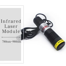 High - Performance Waterproof Infrared Laser Module with Adjustable Power Output - 850nm (50mw)