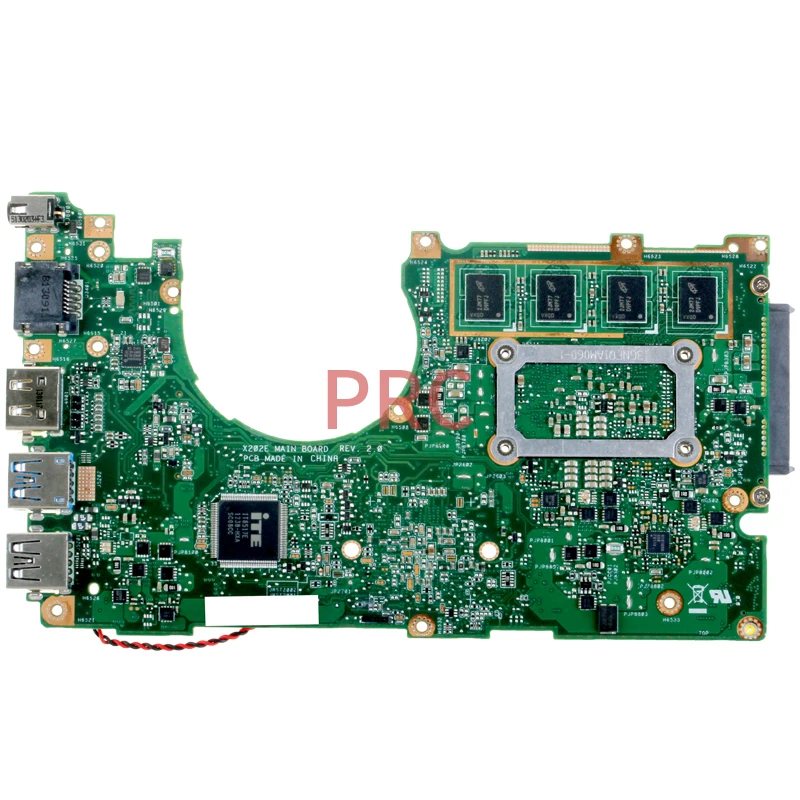REV.2.0 Laptop motherboard For ASUS X202E S200E Q200E Celeron 847