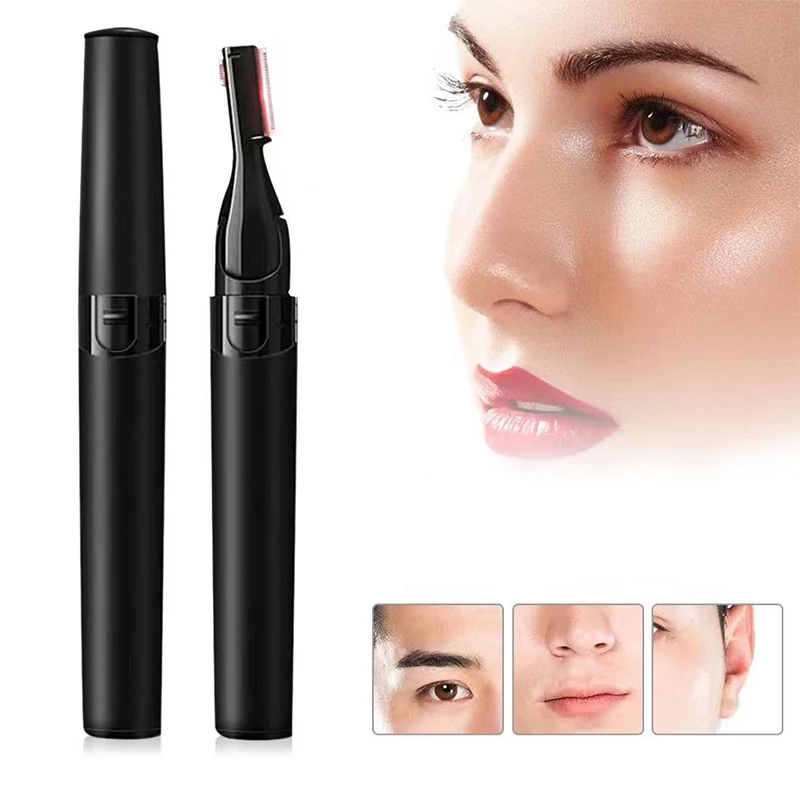 

Waterproof Electric Ear Face Eyebrow Hair Removal Usb Rechargeable Skin Painless Hair Removal Nose Eyebrow Trimmer