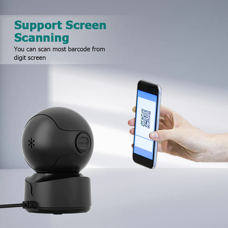 NETUM Omnidirectional 2D Barcode Scanner Image Platform Desktop Scanner 1D 2D QR code reader USB Omnidirectional High-speed