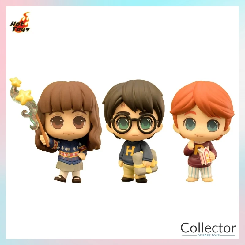 

Hot Toys Harry Potter Hermione Ron Christmas Edition COSBI Mini Collectible Doll Set Action Figure Model Toy Ornament Gift