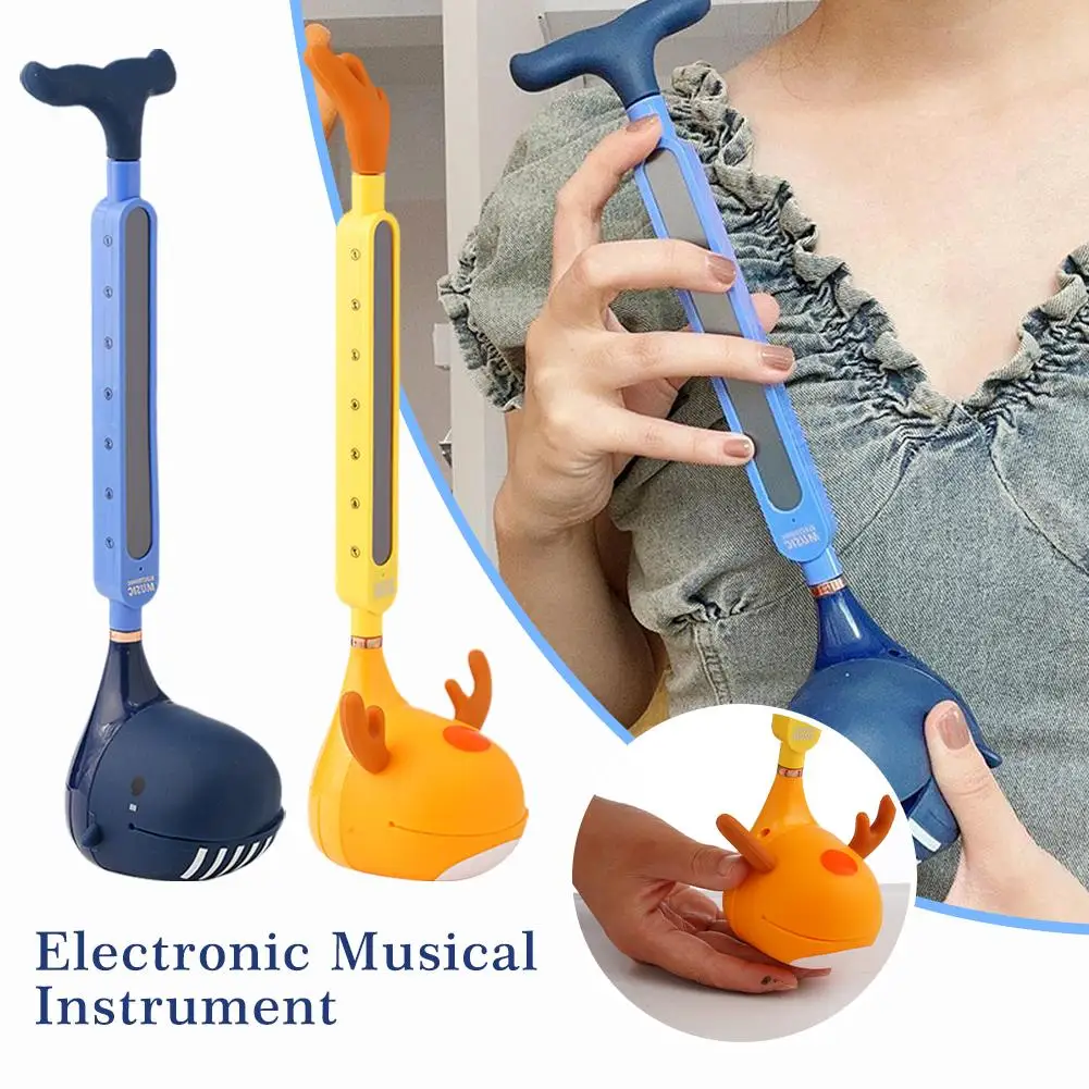 Otamatone electronic musical instrument portable synthesizer electric tadpole funny toys guitar erhu for boy girl Christmas A3r4 music toys musical instrument