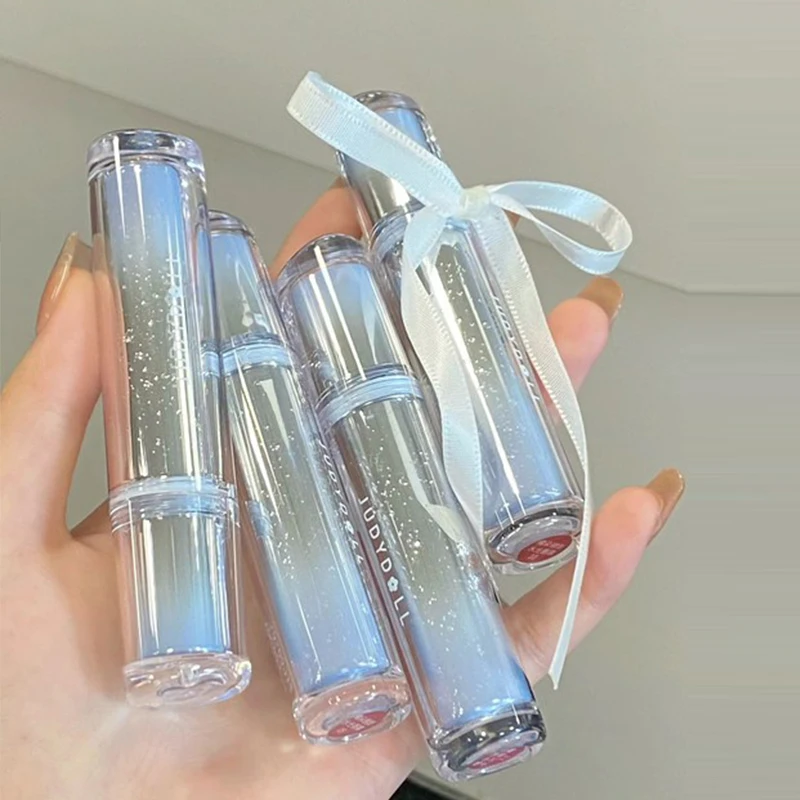 Judydoll Jelly Mirror Lip Glaze Natural Moisturizing DuDu Lip Nude Gloss Lasting Water-light Lipstick Makeup Cosmetics