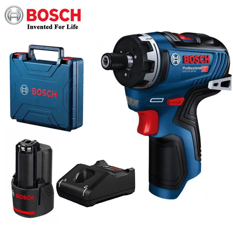

Bosch GSR 12V-35 Rechargeable Hand Drill Multi-function Household Lithium Battery Brushless Electric Screwdriver Power Tool