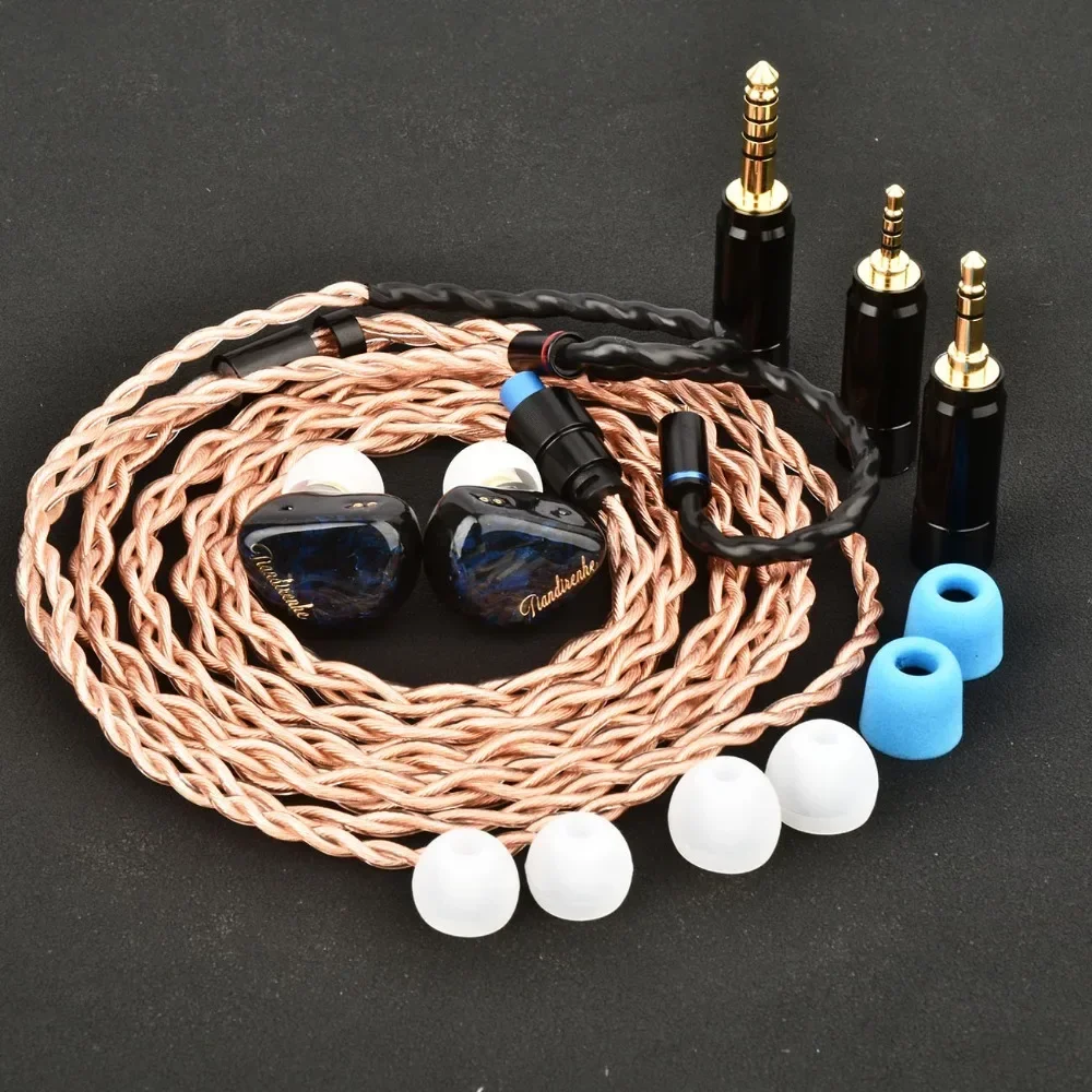 Tiandirenhe-有線ケーブル付きインイヤーイヤホン,ハイファイ,フラッグ