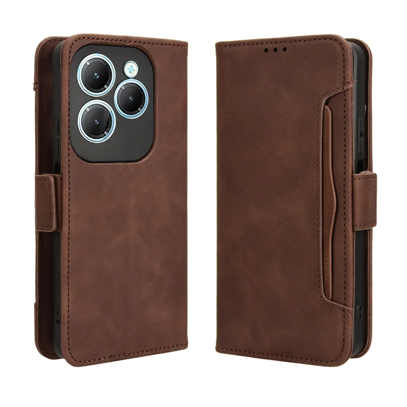 For Infinix Hot 40 Pro 4G X6837 Leather Wallet Flip Type Multi