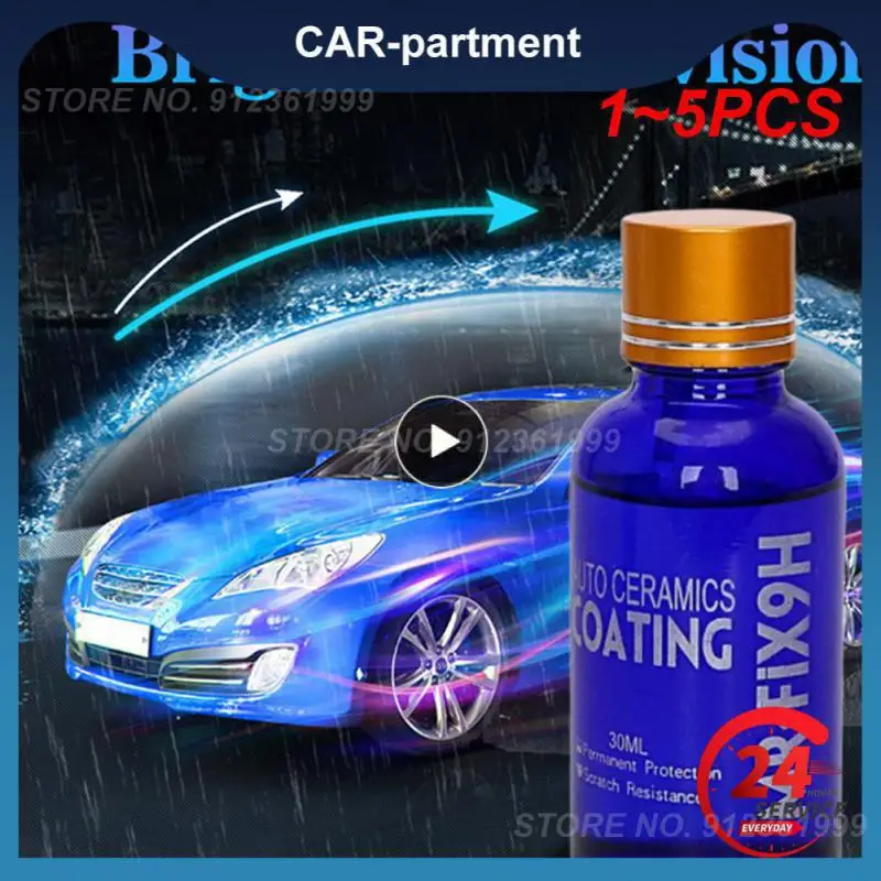 

1~5PCS Car Liquid Ceramic Coat Super Hydrophobic Glass Coating Set Polysiloxane and Nano materials Car Polish