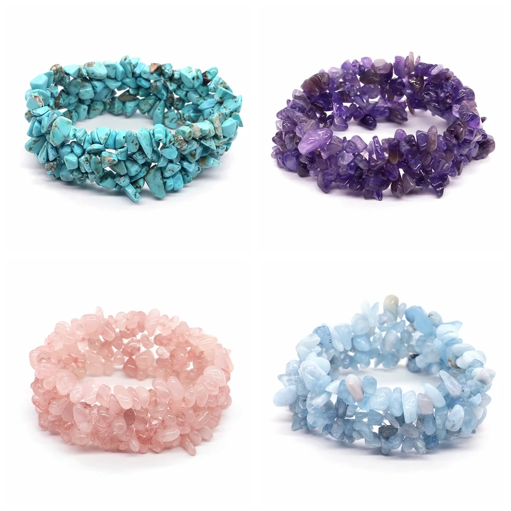 High Quality Purple Rose Quartz Bracelet Wholesale 5pcs