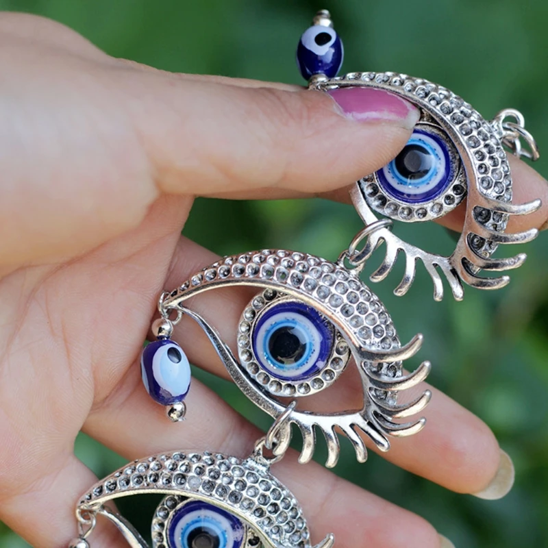 Turkish Blue Evil Eye Amulets Wall Hanging Pendant Home Decor Ornament Blessing 5