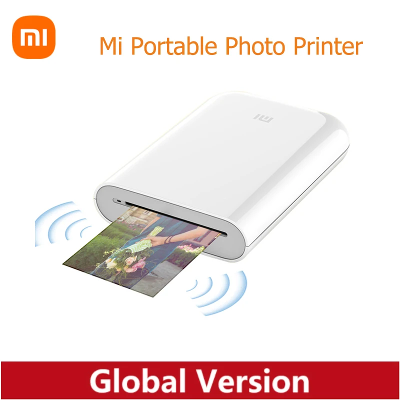 Versione Globale Xiaomi Mi Stampante Fotografica Portatile Ar Photo Zink Thermal Pocket Mini Wireless Bluetooth Printer Support Mi Home App