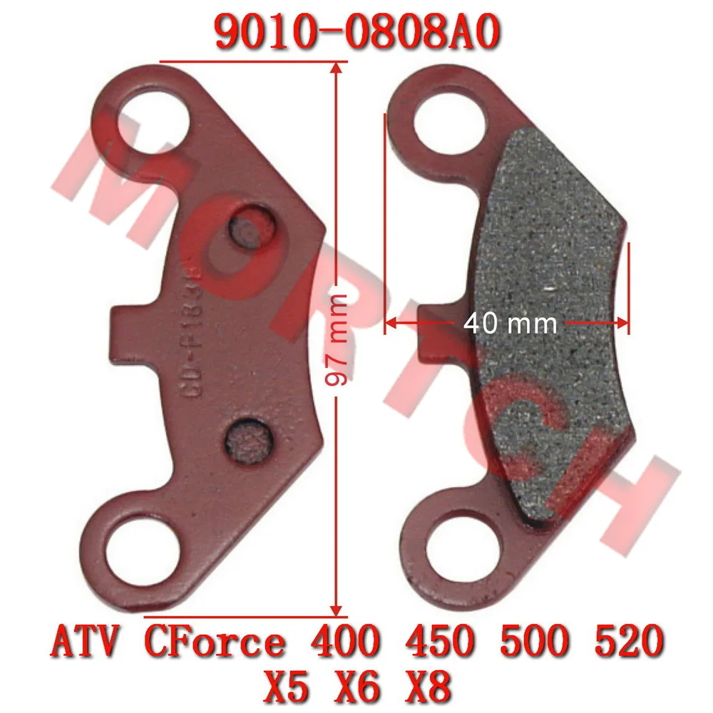Pastiglia Freno Anteriore Originale Per Cfmoto 450 X5 Cforce 550 Terralander 625 X6 Cforce 800 X8 Cf500 Cf800 Atv 9010-0808A0 9010-080810