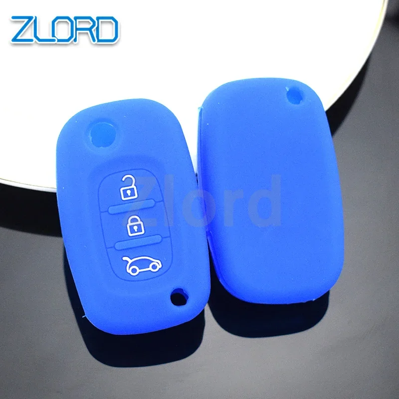3 Pulsanti Filp Car Remote Key Case Shell Per Renault Fluence Clio Megane Kangoo Modus Per Mercedes Benz Auto Key Bag Accessori