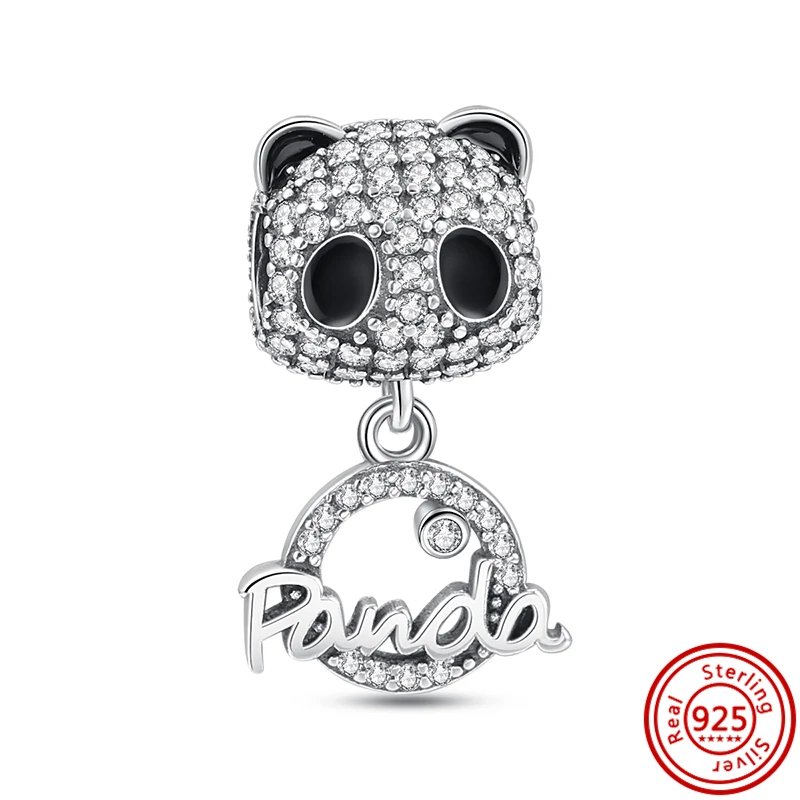 Fit Original Pandora Charms Bracelet Women Europe Jewelry Accessories New 925 Sterling Silver Mask Bear Panda Cute Fashion Beads