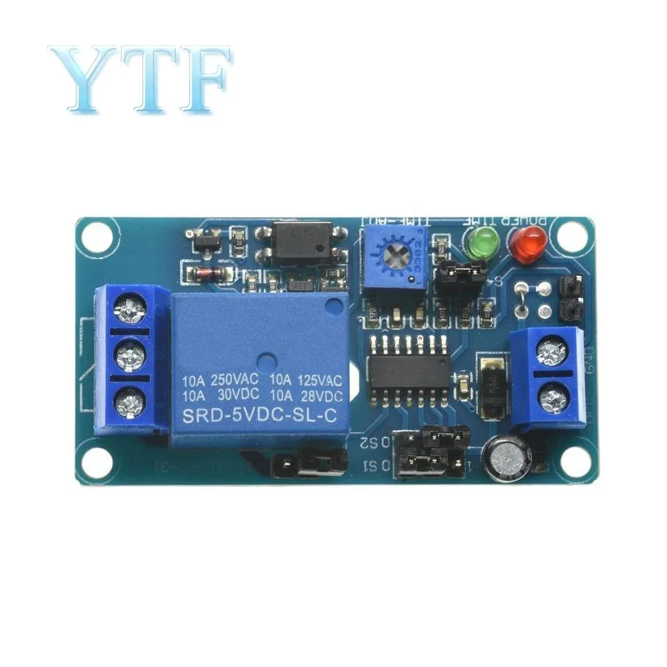 5V 12V Cycle Delay Module Cycle Relay Switch Relay Module Timing Chip Control