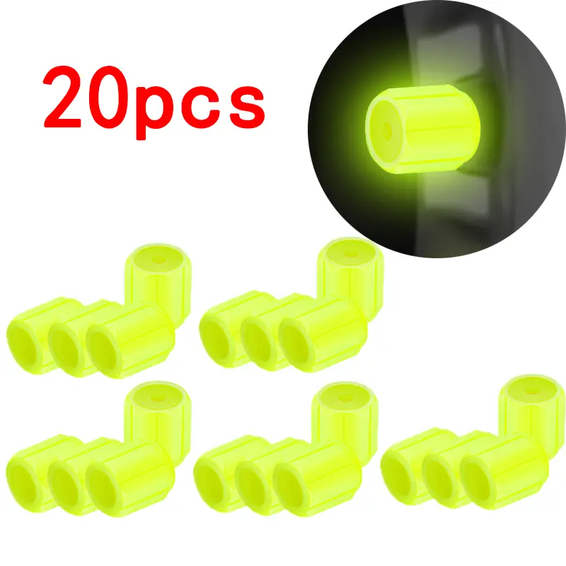 Luminous Tire Valve Caps 6 Colors Car Motorcycle Glowing Valve Cover Car Tire Wheel Hub Styling Tool Auto Accessories 4/8/20pcs - Image 10