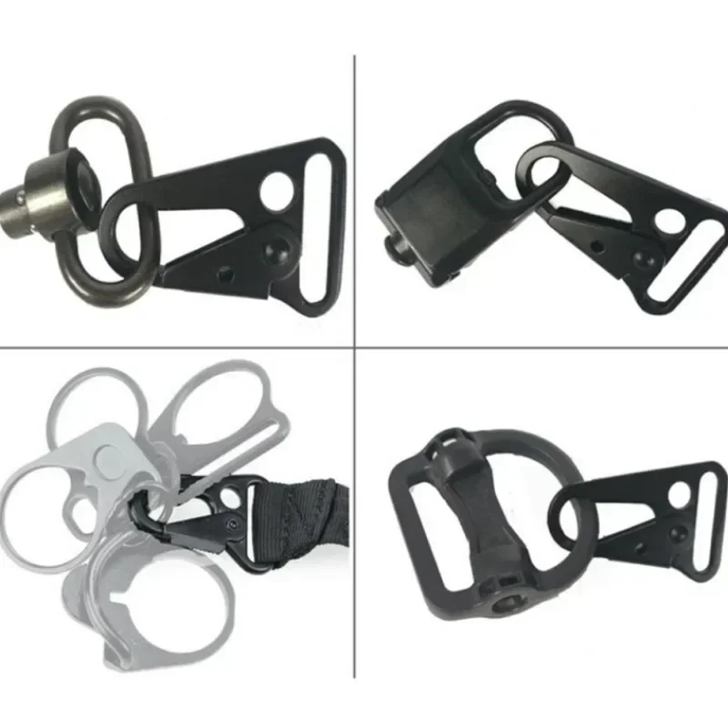 Bag Black Eagle Beak Buckle Lock Simple Metal Hawkbill Carabiner Convenient Flat Mouth Luggage Buckles Alloy Connecting Fastener