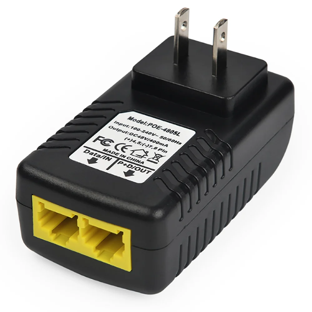 POE Injektor AC 220V zu DC 48V 0,5 A Netzteil Über Ethernet Adapter für  802,3 af CCTV sicherheit Kamera IP Telefon - AliExpress