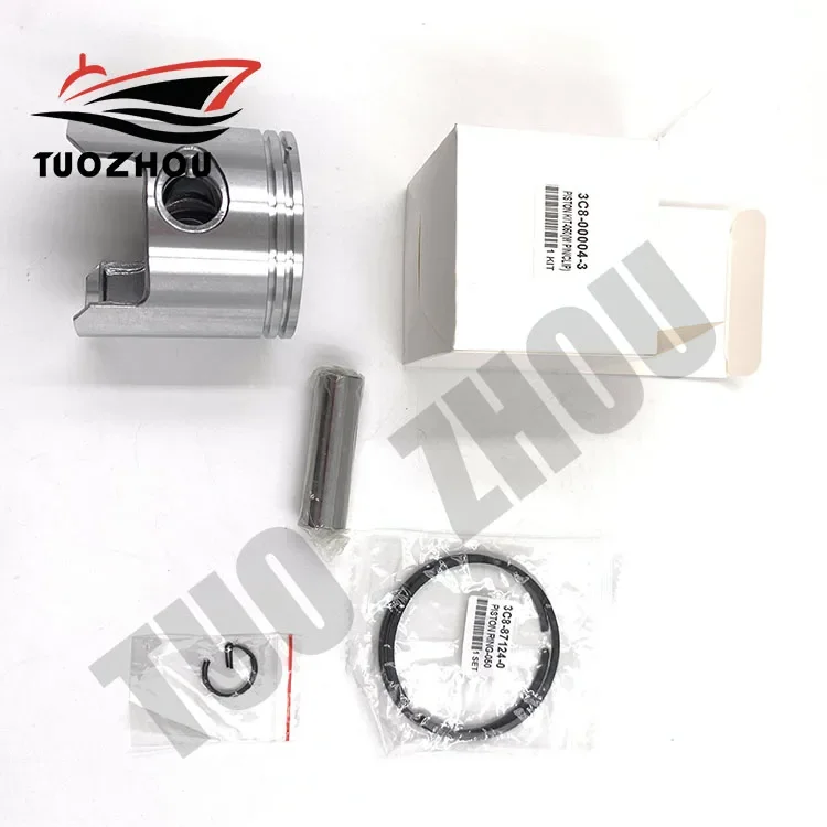 Kit Pistone Muslimex 3C8-00004 3C8-87123 + Anello 0.5Mm Per Tohatsu 40Hp 50Hp M40D M50D Mercury Mariner 3Cyl 40Hp 50Hp 779 96152