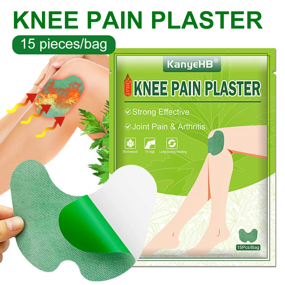 Knee Pain Plaster Natural Wormwood Knee Pain Relief Patch For Knee