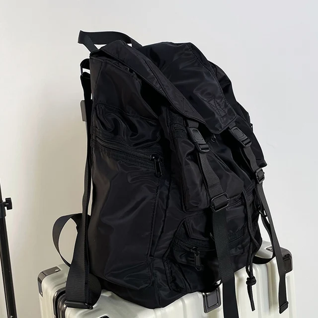 Zaino Donna In Pelle Finta Nero - Impermeabile, Antifurto, Grande Capacità 28x25x15cm - Foto 4