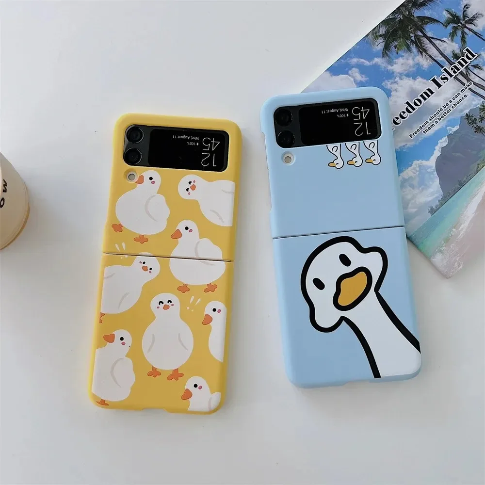 Cartoon Cat and Dog Pattern Shockproof Case with Cute Duck Design