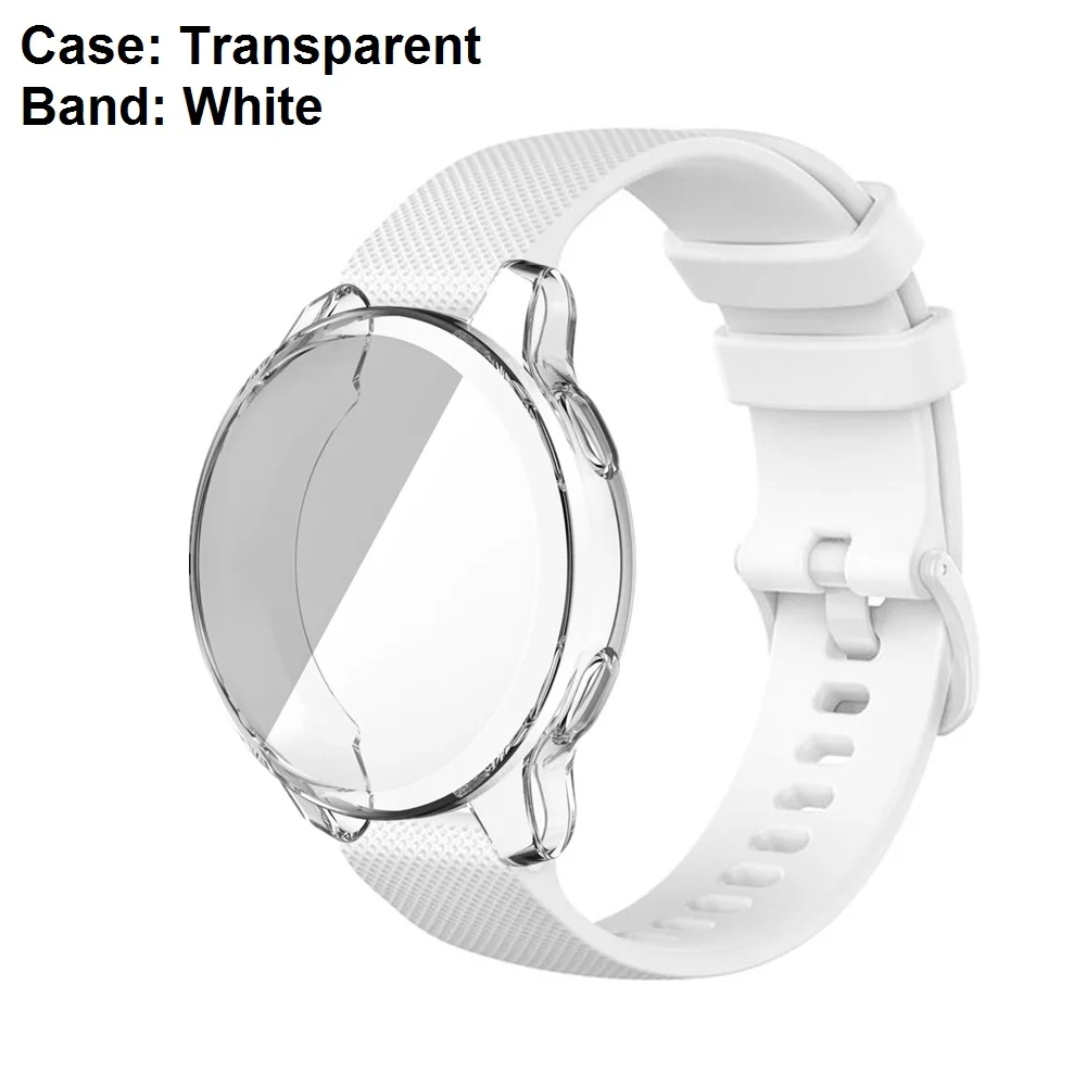 Versatile Silicone Watchband with Protective Case and Strap Combo