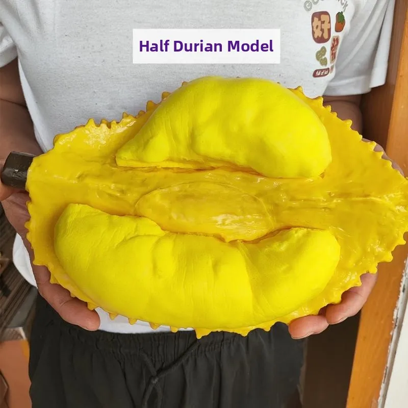 Ultra Soft Fake Durian Meat Model Decorations Simulated  Mountain Durian Fruit Display Props for Fruit ops Window Decora...